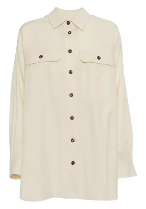 Max Mara Rolf oversized shirt - Neutrals