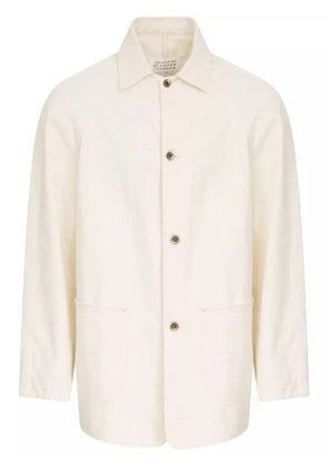 Maison Margiela cotton shirt jacket - Neutrals