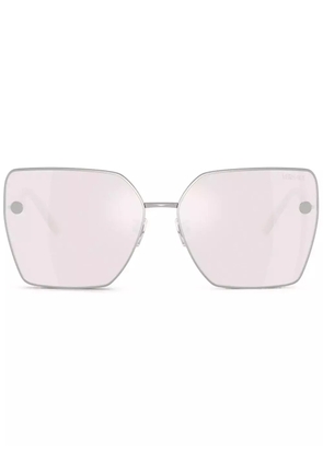Versace Eyewear square frame sunglasses - Silver