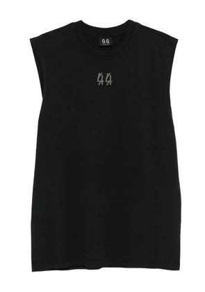 44 LABEL GROUP logo-print sleeveless vest - Black