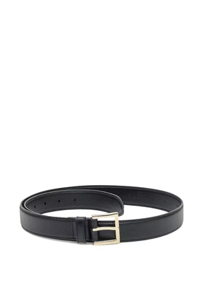 Orciani leather buckle belt - Black