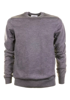ALPHA STUDIO crew-neck long-sleeve sweater - Grey