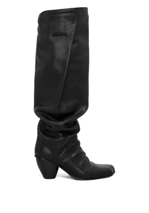 Vivienne Westwood slouch leather boots - Black