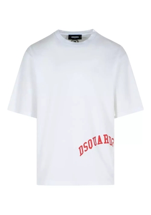 DSQUARED2 logo-print crew-neck T-shirt - White