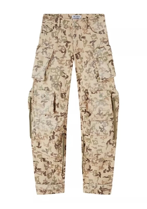 The Attico camouflage cargo trousers - Neutrals