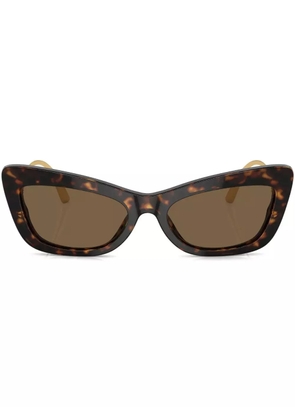 Dolce & Gabbana Eyewear Crystal cat-eye sunglasses - Gold