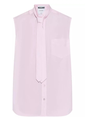 Moschino sleveless cotton shirt - Pink