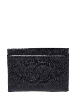 CHANEL Pre-Owned 2000-2002 CC card holder - Black