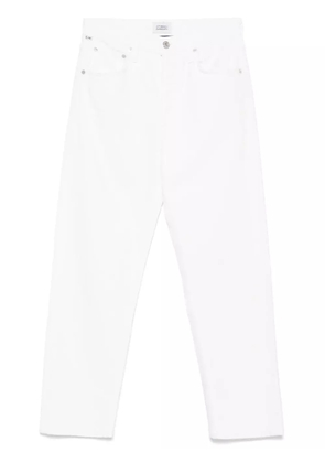 Citizens of Humanity logo-patch jeans - White