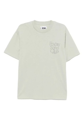 izzue embroidered T-shirt - Green