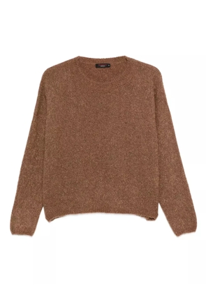 Incentive! Cashmere round-neck cashmere sweater - Brown