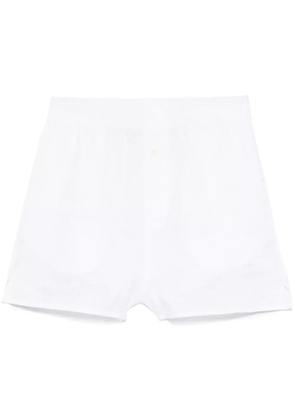 Riviera linen shorts - White