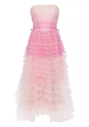 Ana Radu gradient-effect tulle dress - Pink