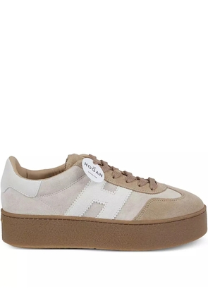 Hogan H698 leather sneakers - Neutrals