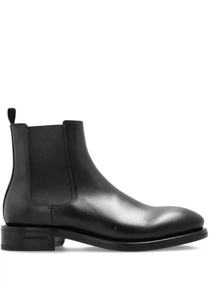 DSQUARED2 leather Chelsea boots - Black