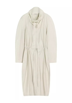 LEMAIRE Vareuse long-sleeve drawstring dress - Neutrals
