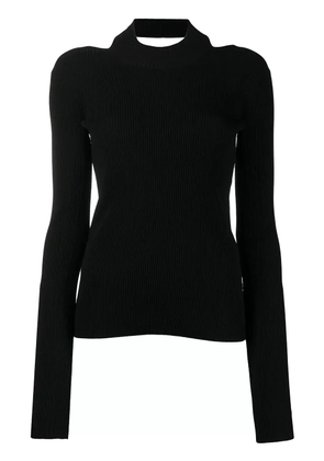 Helmut Lang open back jumper - Black