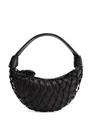 LEMAIRE Fortune Croissant knotted-details shoulder bag - Brown