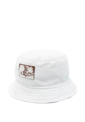 Vivienne Westwood Orb-patch bucket hat - Blue
