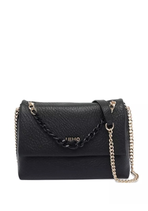 LIU JO push-lock chain-strap tote bag - Black