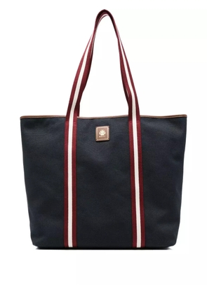 Bally striped-panel tote bag - Blue