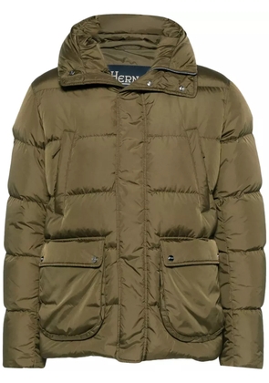 Herno hooded puffer jacket - Green