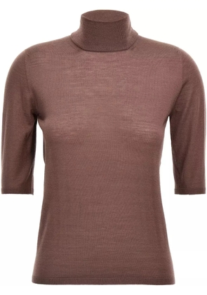 Max Mara Cecina turtleneck top - Purple
