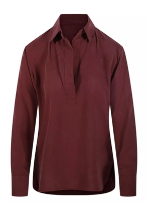 Max Mara Mirko long-sleeve collared blouse