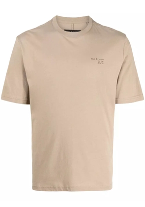 rag & bone logo-print T-shirt - Brown