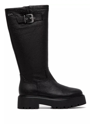 Karl Lagerfeld knee-length leather boots - Black