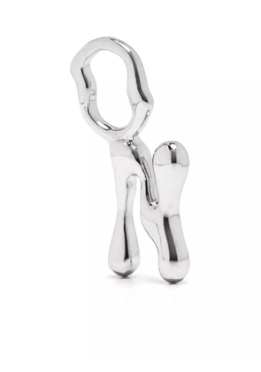 Maria Black Fluent Letter N pendant - Silver