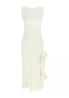 PINKO ruffled dress - White