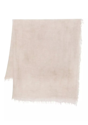 Faliero Sarti Chal Enry frayed-edge scarf - Neutrals