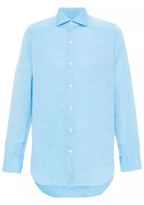 Finamore 1925 Napoli long-sleeves shirt - Blue