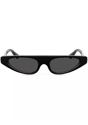 Dolce & Gabbana Eyewear Re-Edition DNA cat-eye frame sunglasses - Black