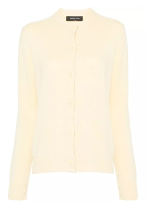 Fabiana Filippi perforated-detail cardigan - Yellow