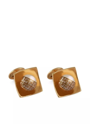 Tateossian 18kt rose gold Maki-e pearl cufflinks