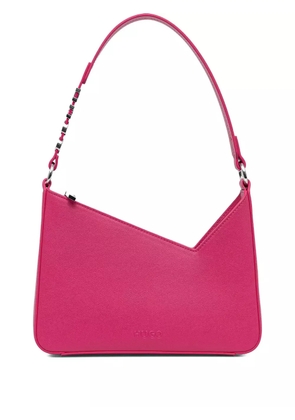HUGO angular-detail small shoulder bag - Pink
