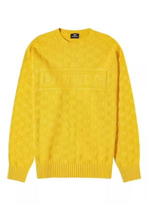 PATTA logo-embroidered jumper - Yellow