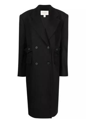 Materiel Boxy cotton coat - Black