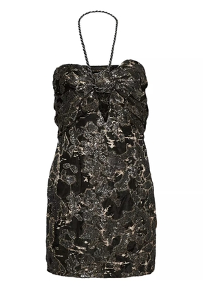 Johanna Ortiz Distinguished Avardians silk minidress - Black