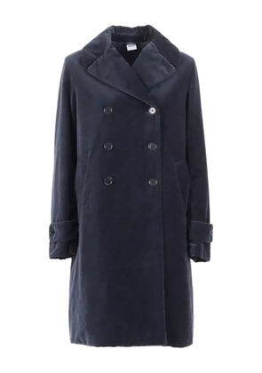 ASPESI velvet double-breasted coat - Blue