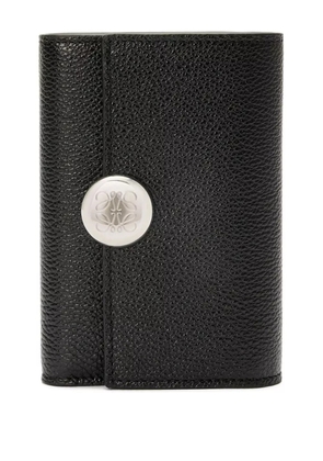 LOEWE leather logo-detail wallet - Black