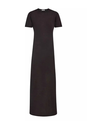 Ferragamo rolled-neckline maxi dress - Brown