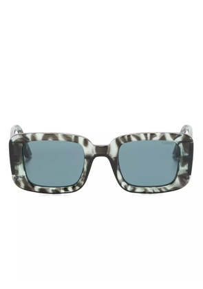 Komono Avery rectangle-frame sunglasses - Blue