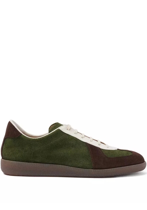 Scarosso two-tone suede sneakers - Green