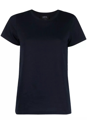 A.P.C. crew-neck fitted T-shirt - Blue