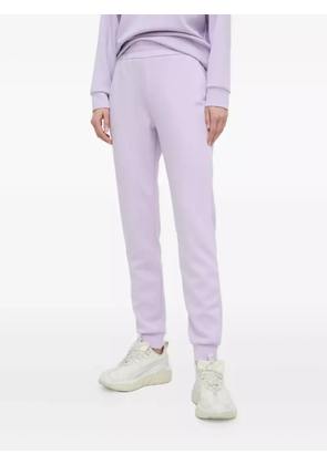 Armani Exchange logo-print track pants - Purple