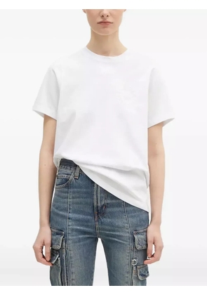 Fiorucci embossed logo T-shirt - White