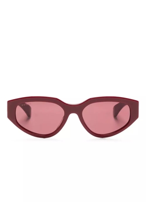 Gucci Eyewear cat eye-frame sunglasses - Red